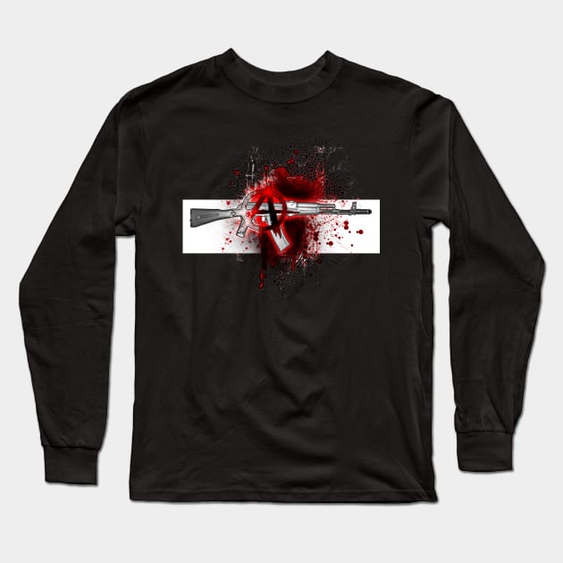 Anarchy Long Sleeve T-Shirt by hoodforged